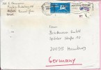 Letter - Air Mail, 2001, Israel - Luftpost