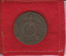 Dupré  Beau  2 Sols Aux Balances 1793 Bb Rare  Et 1 Décime L'an 5 D  Etat Dans Leurs Jus - 1792-1975 Convention (An II – An IV)