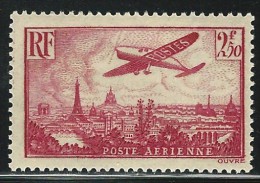 FRANCE 1936 AIRMAIL YVERT 11* VALUE 30 EUR - 1927-1959 Mint/hinged