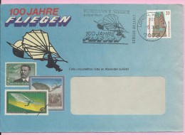 100 Years Of Flying (Hermann E. Dieger), Lorch, 5.3.1992., Germany, Letter - Sonstige & Ohne Zuordnung