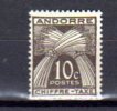 ANDORRE FRANCAIS     Neuf **    Y. Et T.   Taxe  N° 21     Cote: 1,00 Euros - Unused Stamps