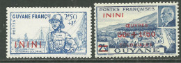 Inini Neufs Sans Charniére, No: 49 Et No: 57 Y Et T, MINT NEVER HINGED - Unused Stamps