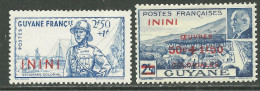 Inini Neufs Sans Charniére, No: 49 Et No: 57 Y Et T, MINT NEVER HINGED - Ungebraucht