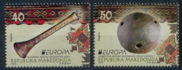 Macedonia 2014 Europa CEPT, Music Instruments, Set MNH - 2014