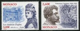 MONACO - 2015 - Chanteurs D'Opéra - 2v Neufs // Mnh - Ungebraucht