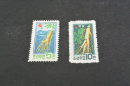 K10227-  Set MNh  DPR Korea- 1961- SC. 274-275-  Wild Ginseng - Medicinal Plants