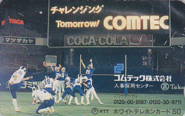 Télécarte JAPON / 110-011  - COCA COLA -  Sport US FOOTBALL - JAPAN Phonecard Telefonkarte - 2534 - Sport