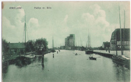 ANKLAM Pommern Hafen Mit Silo Segel Boote Grünlich Verlag Rheinische Verlagsanstalt Ungelaufen - Anklam