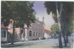 SONNENBURG Slonsk Frankfurter Straße Mit Postamt Color Belebt Kinder Ungelaufen - Neumark