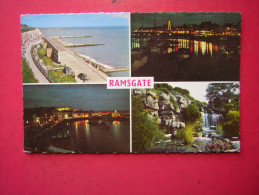 CPSM  ANGLETERRE    RAMSGATE  MULTI VUES  WEST CLIFF  THE ILLUMINATIONS  THE WATERFALL    NON VOYAGEE  CARTE EN BON ETAT - Ramsgate