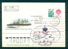 URSS 1991 - Entier Postal Brise-glace Taimyr - Poolshepen & Ijsbrekers