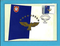 AÇORES - PONTA DELGADA - BANDEIRA DA REGIÃO AUTÓNOMA - 23.05.1983 - PORTUGAL - CARTE MAXIMUM - MAXICARD - Cartes-maximum (CM)