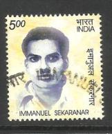 INDIA, 2010, FIRST DAY CANCELLED, Immanuel Sekaranar, Freedom Fighter, Social Worker, 1 V - Oblitérés