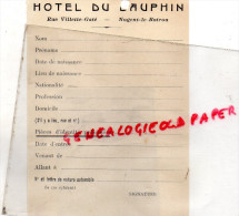 28 - NOGENT LE ROTROU - HOTEL DU DAUPHIN - RUE VILLETTE GATE   1950 - 1950 - ...