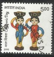 INDIA, 2010, FIRST DAY CANCELLED, Childrens Day, Children´s, 1 V, Doll, Art, Puppet, - Usati