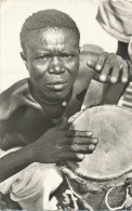 AFRICA,L'Afrique En Couleurs - Joueur De Tam-Tam MUSICIAN, TAM TAM,  Old Photo Postcard - Zonder Classificatie