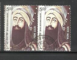 INDIA, 2010, FIRST DAY CANCELLED, PAIR, Bhai Jeevan Singh, Sikh, - Gebruikt