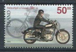 153 ISLANDE 2005 - Moto (Yvert 1037) Neuf ** (MNH) Sans Trace De Charniere - Neufs