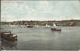 AUSTRALIE . BRISBANE RIVER . YACHTING ( Pli Coin ) - Brisbane