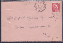 Cachets Militaires - Lettre - Militaire Stempels Vanaf 1900 (buiten De Oorlog)