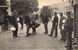 BEHOBIE    Passage De La Frontiere , Visite De La Douane  - Ane Et Chevaux - Béhobie