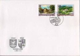 Liechtenstein - 1996 Vues Villageoises ( FDC + Unused Serie ) - Brieven En Documenten