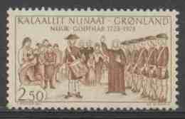 Danmark Gronland, Denmark Greenland 1978 Mi 110 ** Foundation Ceremony – 250th Ann. Godthab (Nuuk) Capital Of Greenland - Nuovi