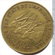 Central Africa (BEAC) 25 Francs, 1975 -  Aluminium-Bronze -Coin - Sonstige – Afrika