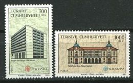 153 TURQUIE 1990 - Europa (Yvert 2634/35) Neuf ** (MNH) Sans Trace De Charniere - Unused Stamps