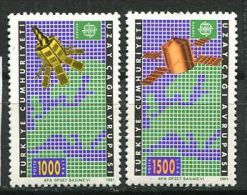 153 TURQUIE 1991 - Europa Satelitte (Yvert 2669/70) Neuf ** (MNH) Sans Trace De Charniere - Ungebraucht