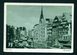 GERMANY  -  Hamburg  Nicolaifleet  Unused Vintage Postcard As Scan - Mitte