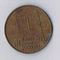 1 Kobo Coin, Oil Derrick, Nigeria, 1973 - Other - Africa