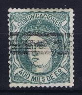 Spain: Mi 104 Ed 110  Used  1870 - Usados