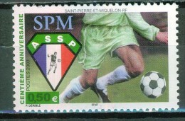 Sport - Football - SAINT PIERRE ET MIQUELON - Emblème De L'ASSP Et Jambes De Footballeur N° 798 ** - 2003 - Ungebraucht