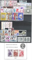 BELGIQUE Annee Complete 1960** 55 Valeurs** + 1 Bloc**  C.O.B. = 244,50 Euro - Full Years