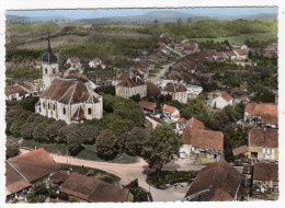 52-Neuilly-Lévêque- Vue Générale-Centre, Eglise, Mairie- Cpsm-exclusivité Thiebaut - Neuilly L'Eveque