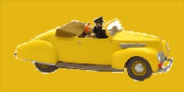 X TINTIN CARS CRYSTAL BALLS	Le Cabriolet Du Capitaine Haddock - (7 Crystal) - Tintin