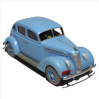 X TINTIN CARS CRYSTAL BALLS	Le Taxi Ford - (7 Crystal Balls) - Tim & Struppi