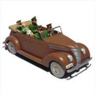 TINTIN CARS KING OTTOKAR	La Decapotable Marron - (King Ottokar) - Kuifje