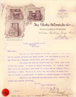 LONDON 1908 The Globe Wernicke Co Office & Library Furnishers - Ver. Königreich