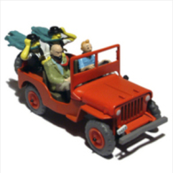 X TINTIN CARS BLACK GOLD	WILLYS MB 1943 USED - Kuifje