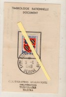 Beaune 21  XXI Foire Exposition Du 3/6/1949 Obliteration Temporaire Maxima - Autres & Non Classés