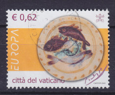 Vatican 2005 Mi. 1521    0.62 € Europa CEPT Gastronomie Fischgericht - Gebruikt