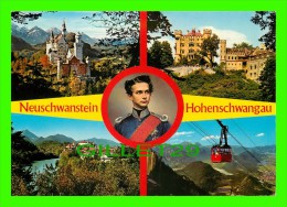 NEUSCHWANSTEIN,  ALLEMAGNE - HOHENSCHWANGAU - 5 MULTIVIEWS - TRAVEL IN 1986 - - Neuoetting