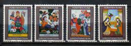 LIECH58 - LIECHTENSTEIN 1974 : Natale Serie N. 558/61  *** - Ungebraucht