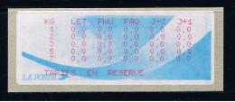 ATM, LSA, CROUZET, COMETE, TABLE DES TARIFS EN RESERVE A 0. DE PLUS DE 500 Gr. - 1981-84 Types « LS » & « LSA » (prototypes)