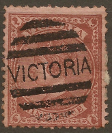 VICTORIA 1873 9d Pale Brown/pink QV SG 172 U #QR243 - Gebraucht