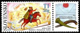 Slovakia - 2008 - Stamp Day - First Mail Link Bratislava - Ruzomberok - Kosice - Mint Stamp With Tab - Nuovi