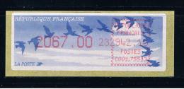 ATM  TEST RELEVE DE CAISSE, LSA , CROUZET, PARIS ITALIE, C001 75513 - 1990 Type « Oiseaux De Jubert »