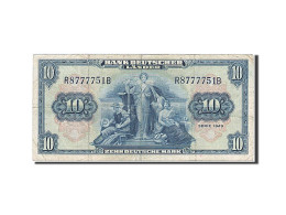 Billet, République Fédérale Allemande, 10 Deutsche Mark, 1949, 1949-08-22, TB - 10 Deutsche Mark